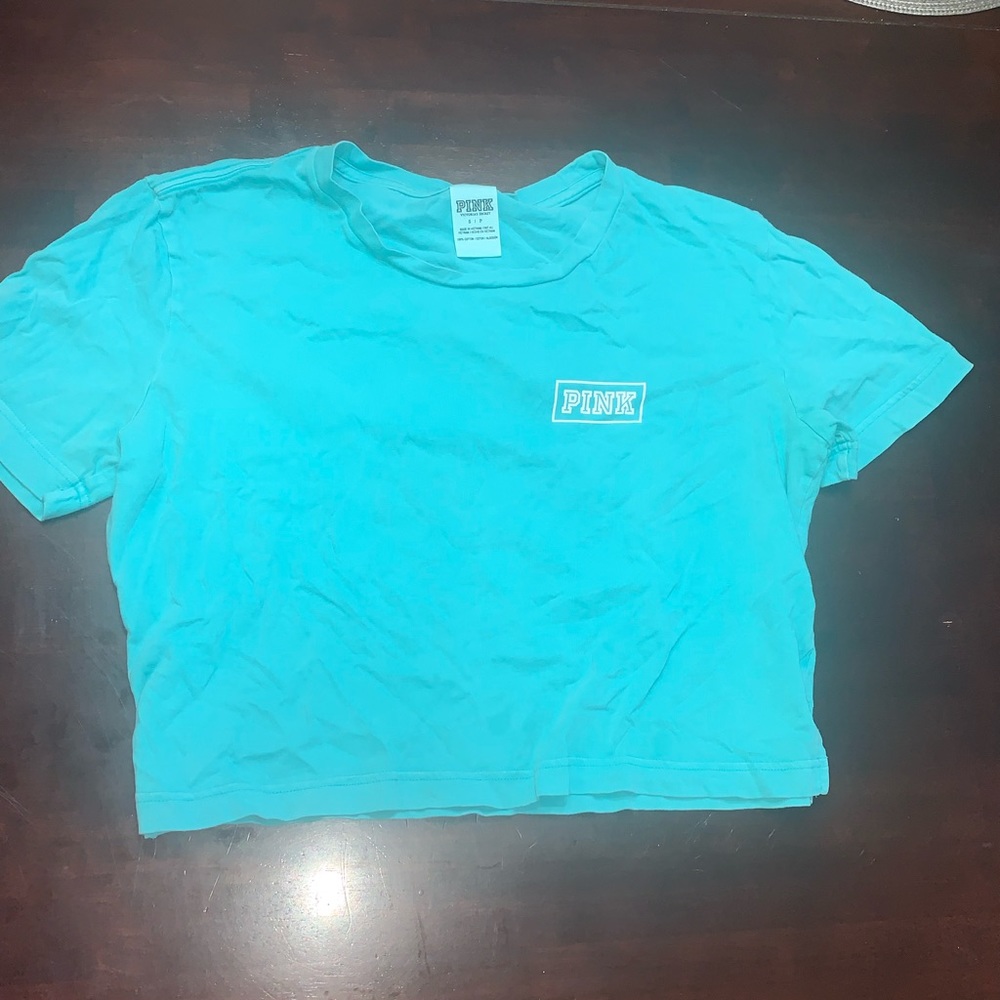 PINK cropped tee
